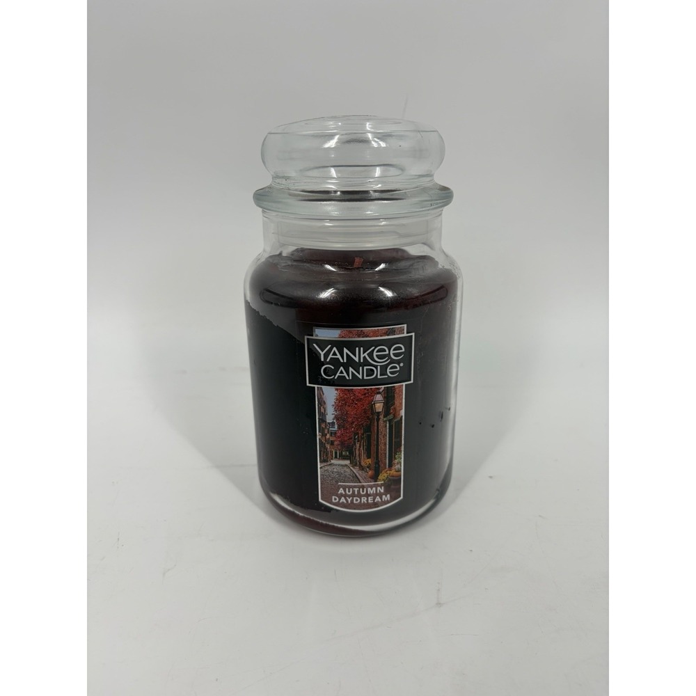 Yankee Candle AUTUMN DAYDREAM Large Jar 22oz RED